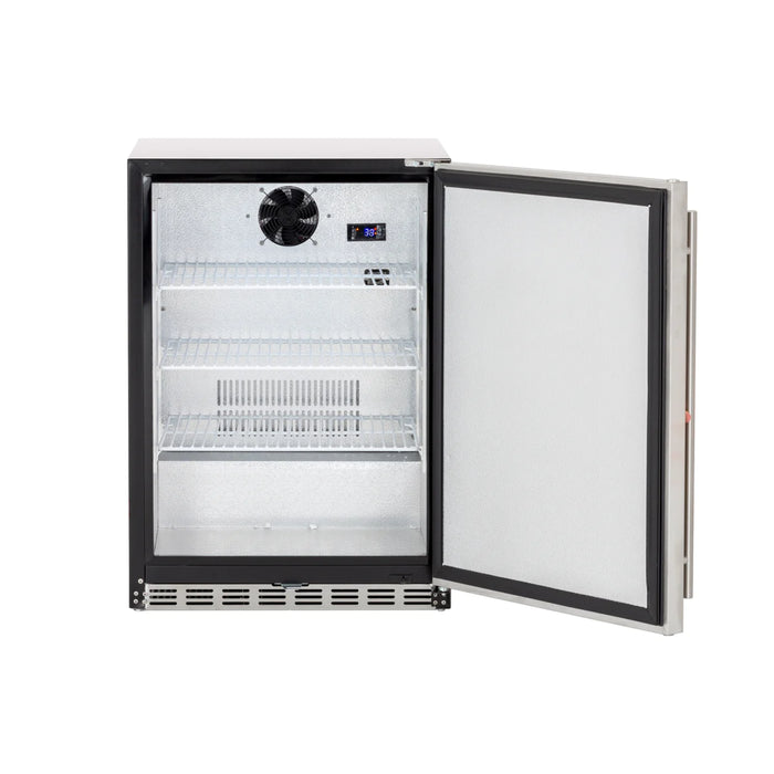 Summerset 24" Deluxe Outdoor Refrigerator, 5.3 Cubic Feet - SSRFR-24D