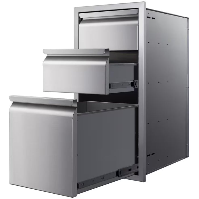 Memphis Grills 15" Triple Access Drawer With Soft Close - VGC15DB3