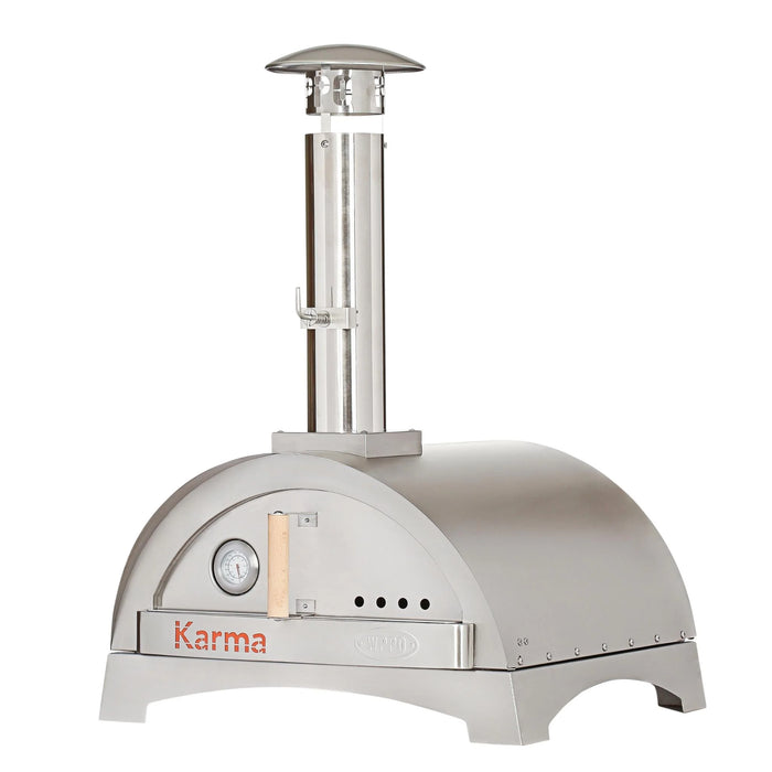 WPPO Karma 25" Wood Fired Pizza Oven With Countertop Base - WKK-01S-304