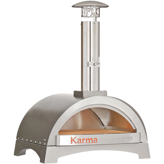 WPPO Karma 25" Wood Fired Pizza Oven With Countertop Base - WKK-01S-304