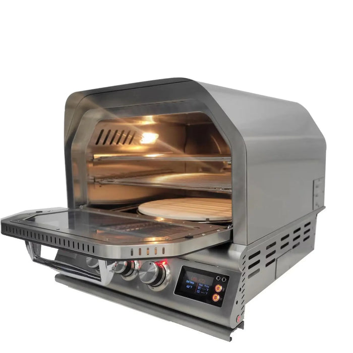 Blaze 26" Gas Outdoor Pizza Oven With Rotisserie - BLZ-26-PZOVN