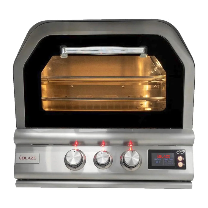 Blaze 26" Gas Outdoor Pizza Oven With Rotisserie - BLZ-26-PZOVN